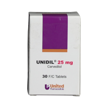 UNIDIL 25 Mg 30 F/C TABLETS