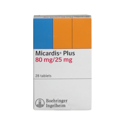 MICARDIS PLUS 80/25 Mg 28`S TABLETS