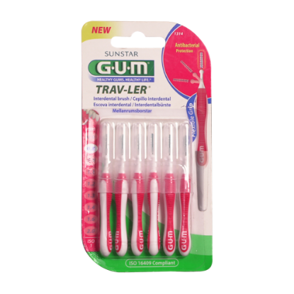 GUM TRAVELER .8MM RED 6PCS 1314