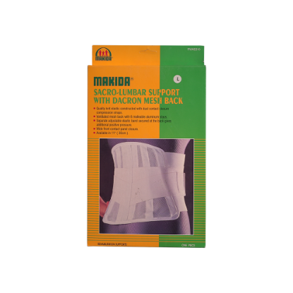 MAKIDA SACRO LUMBAR SUPP WITH DACRON MESH BACL-L(RWAE210)