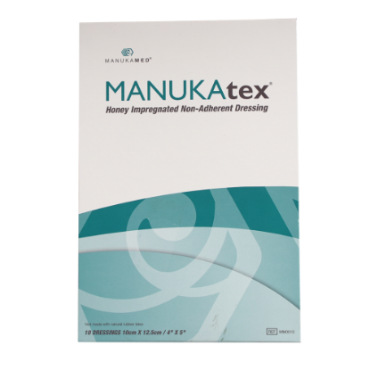 MANUKA TEX DRESSING 10CM X 12.5 CM PIECE