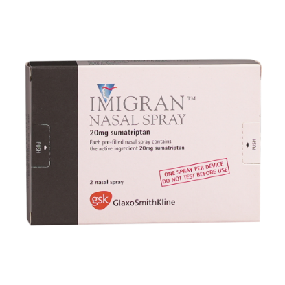 IMIGRAN NASAL SPRAY 20MG`2S