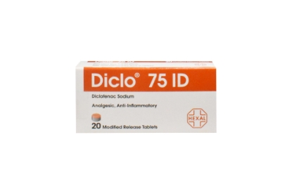 DICLO 75 ID TABLETS 20`S