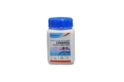 COUFATEX 5 MG TABLETS 100`S