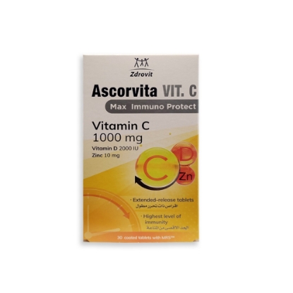 ASCORVITA VIT.C TABLET 30`-ZDROVIT